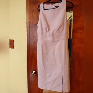 Elegant Pink Sleeveless Dress